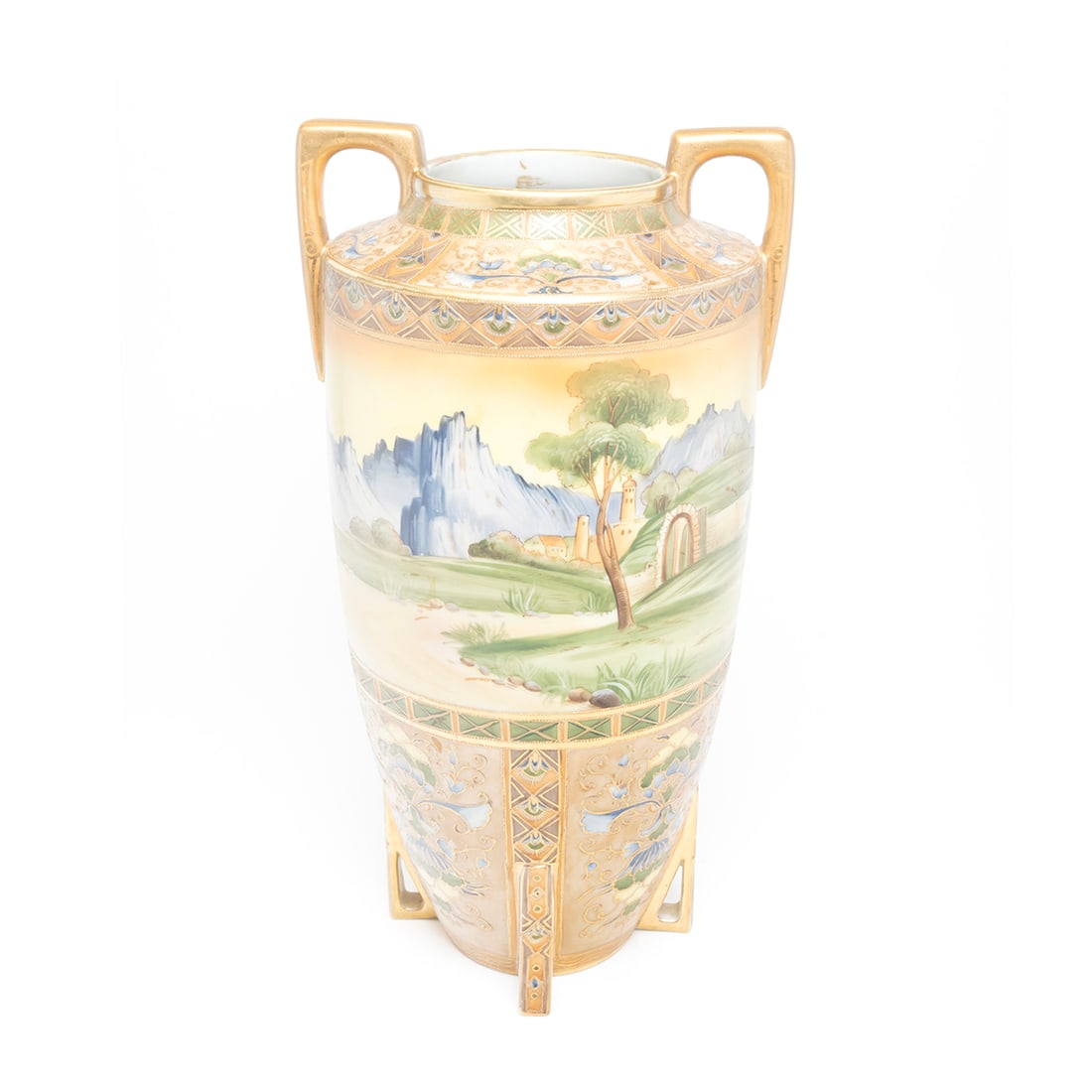 Vintage Nippon Export Morimura Porcelain Vase (1 of 4)