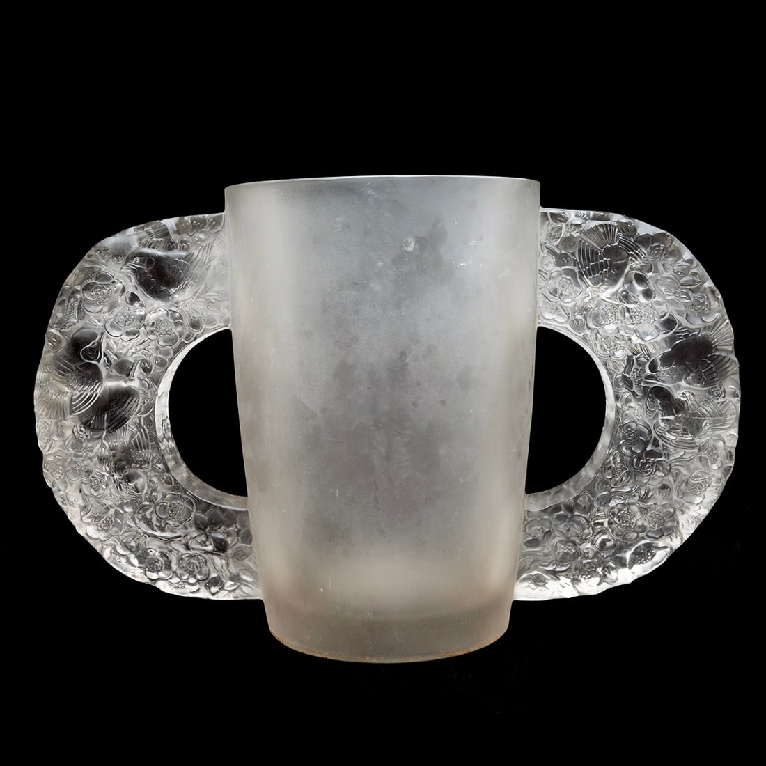 Lalique 1920s Crystal Petrarque Vase (1 of 4)