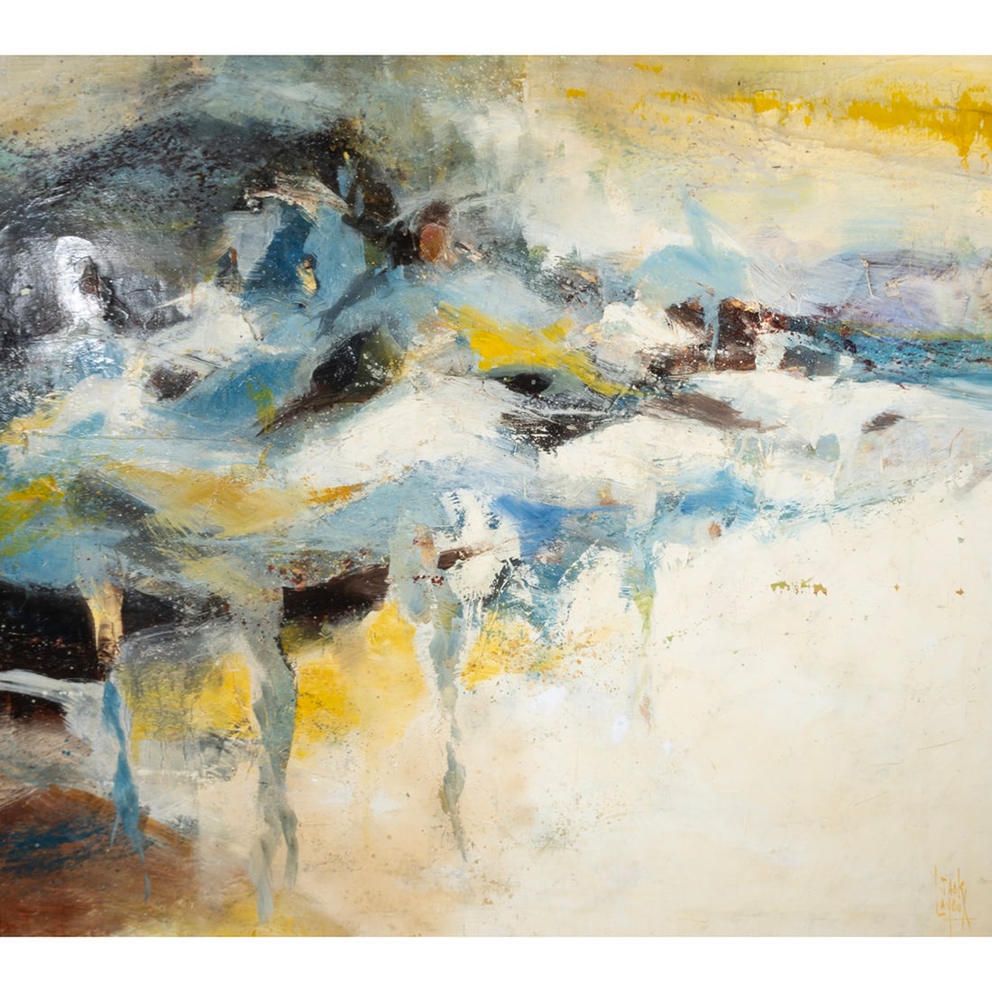 Jack Laycox, Blue Ballet, oil (1 of 5)