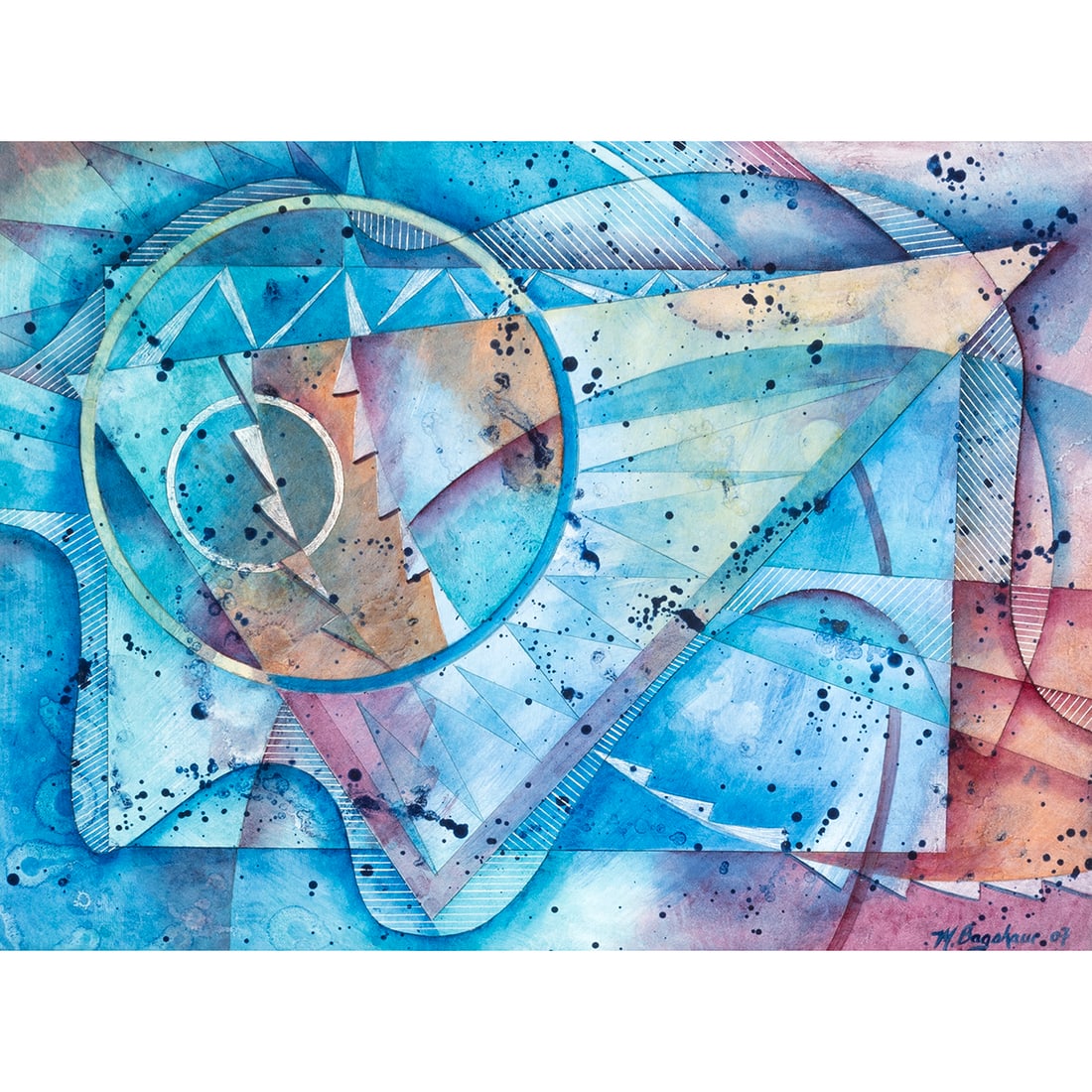 Margarete Bagshaw, Aquatic Angel, oil (1 of 4)