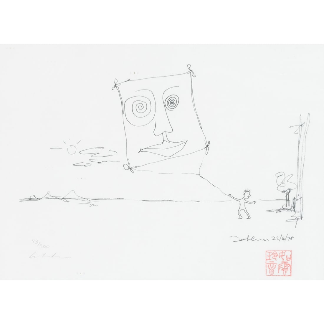 John Lennon, Free as A Bird, serigraph (1 of 4)