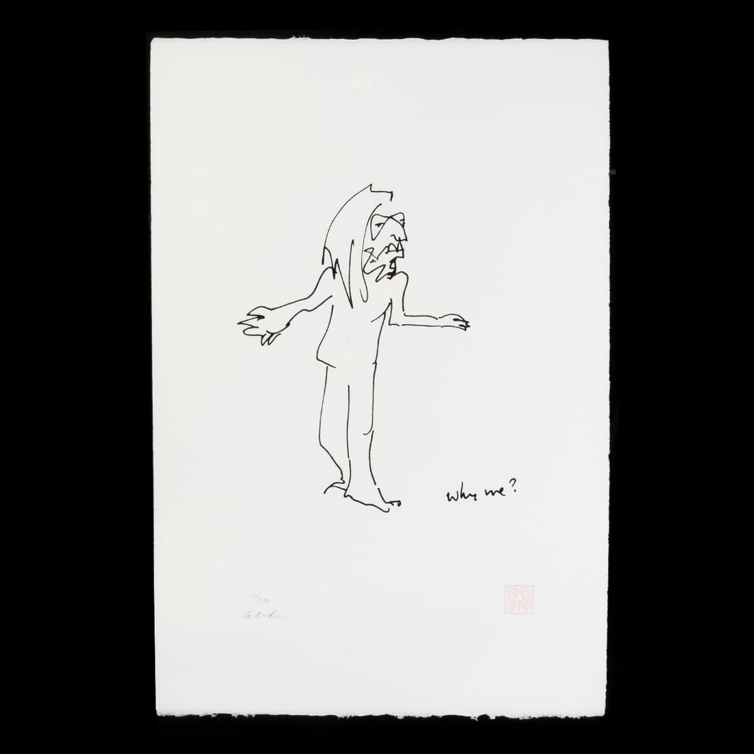 John Lennon, Why Me, 1996, serigraph (1 of 5)