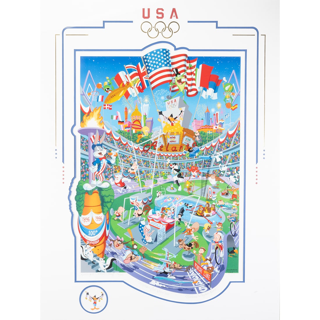 Melanie Taylor Kent, Olympic Centoonial, serigraph (1 of 4)