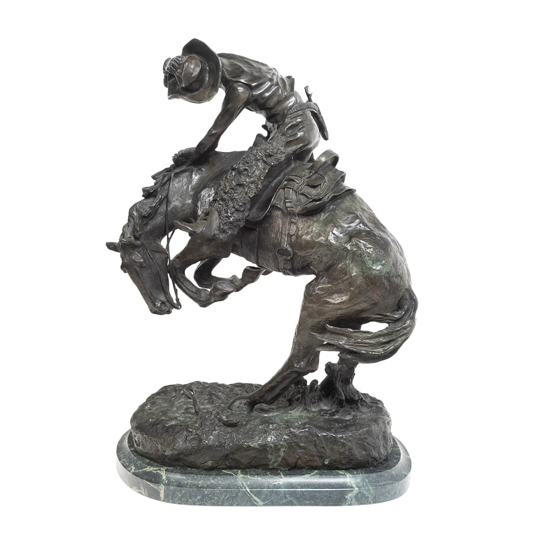 Frederic Remington, Rattlesnake, bronze (1 of 3)