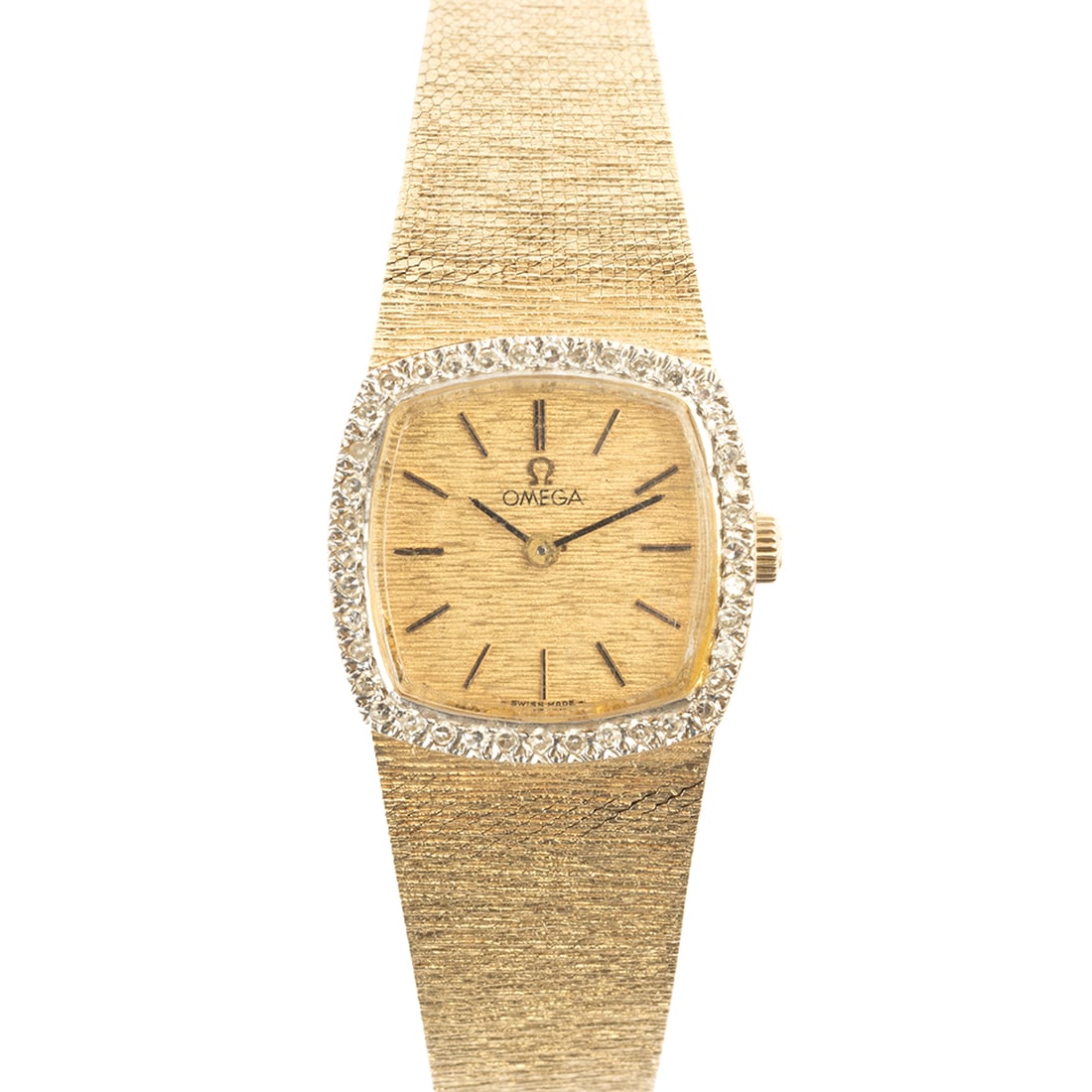 Ladies Omega Diamond, 14k Yellow Gold Wristwatch. (1 of 4)