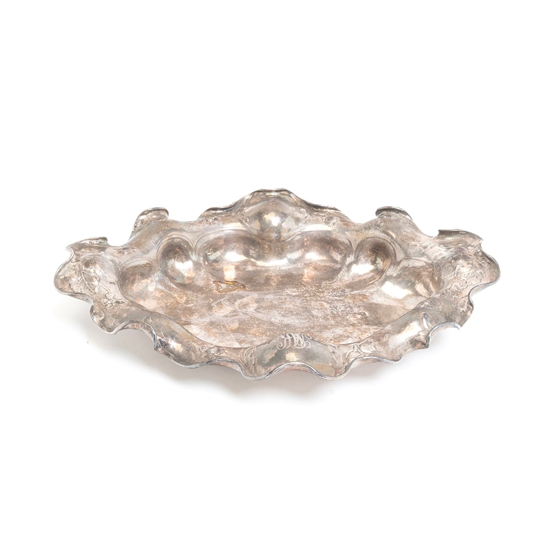 Gorham Martele Sterling Silver Scalloped Bowl (1 of 5)
