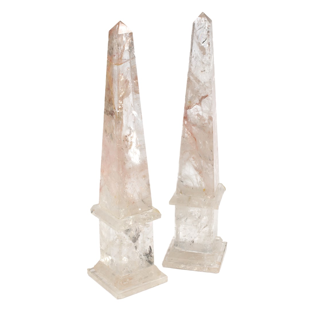 Pair of Rock Crystal Obelisks (1 of 3)
