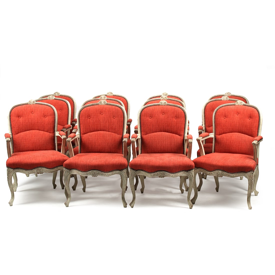 Set of Twelve Italian Baroque Style Dining Chairs (1 of 5)