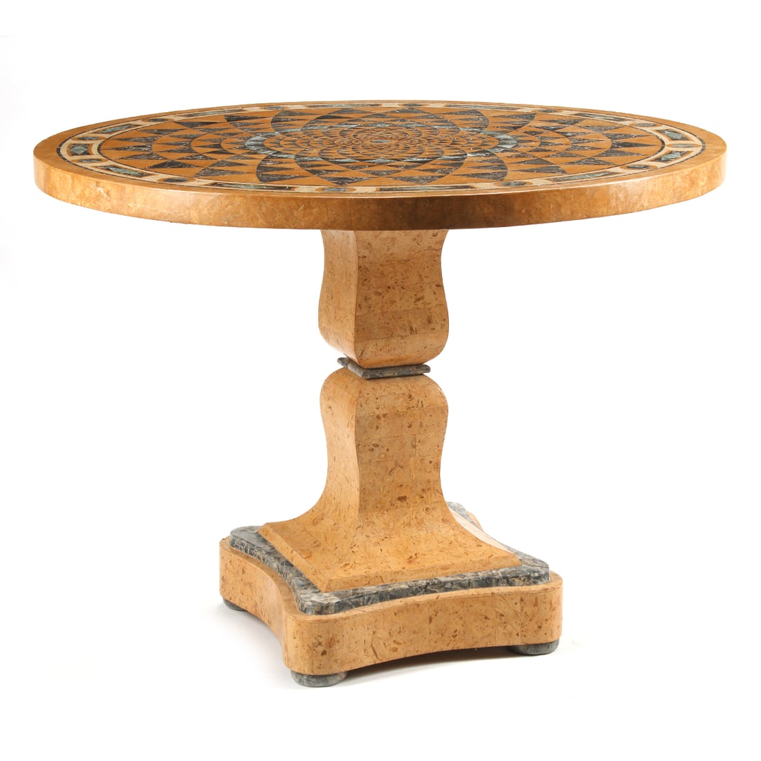 Italian Art Moderne Style Pietra Dura Center Table (1 of 4)
