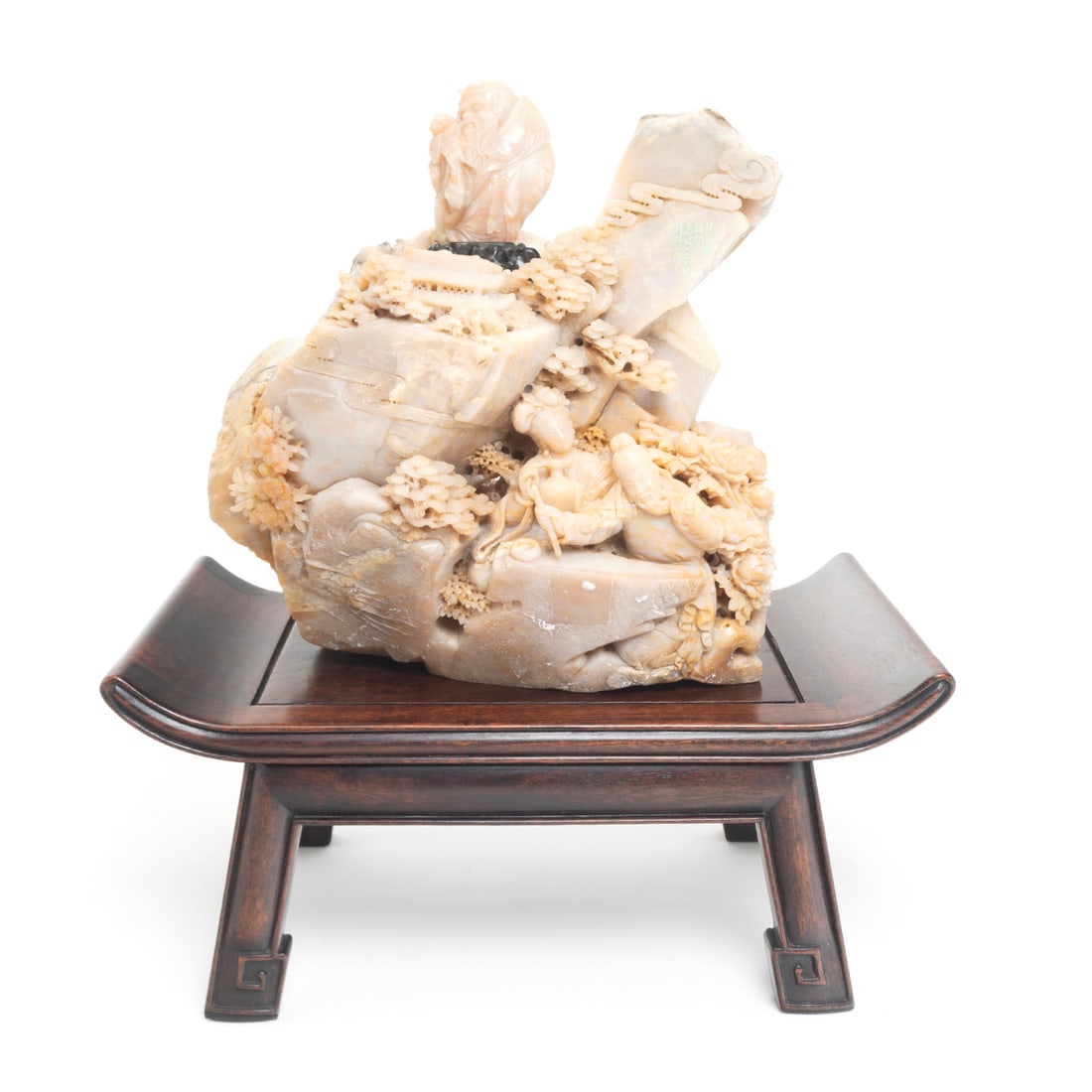 Large Soapstone Carving of 'The Journey to the West' (1 of 4)