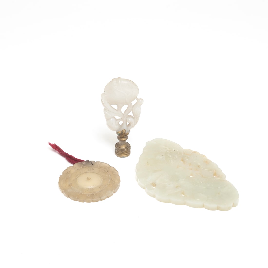 Group of Chinese Carved Jade Pendants (1 of 3)