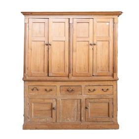 19th Century Pine Provincial Cabinet