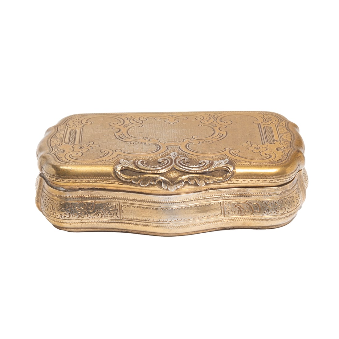 Austro Hungarian Silver Gilt Snuff Box (1 of 5)