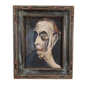 Framed Clown Portrait, Ritter.