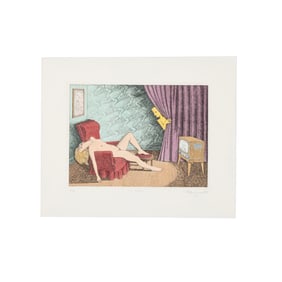 Unframed Print, T. V. Dream, Montgomery 1987.