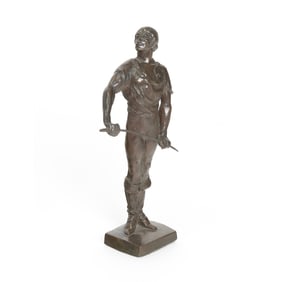 Jack Lambert, Swordsman, bronze.