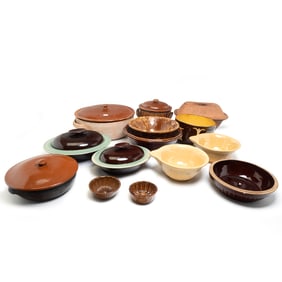 Assorted Pottery Including Baking Dishes