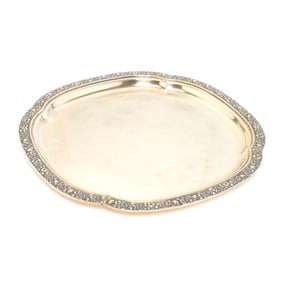 Tiffany & Co. Vermeil Sterling Silver Serving Tray