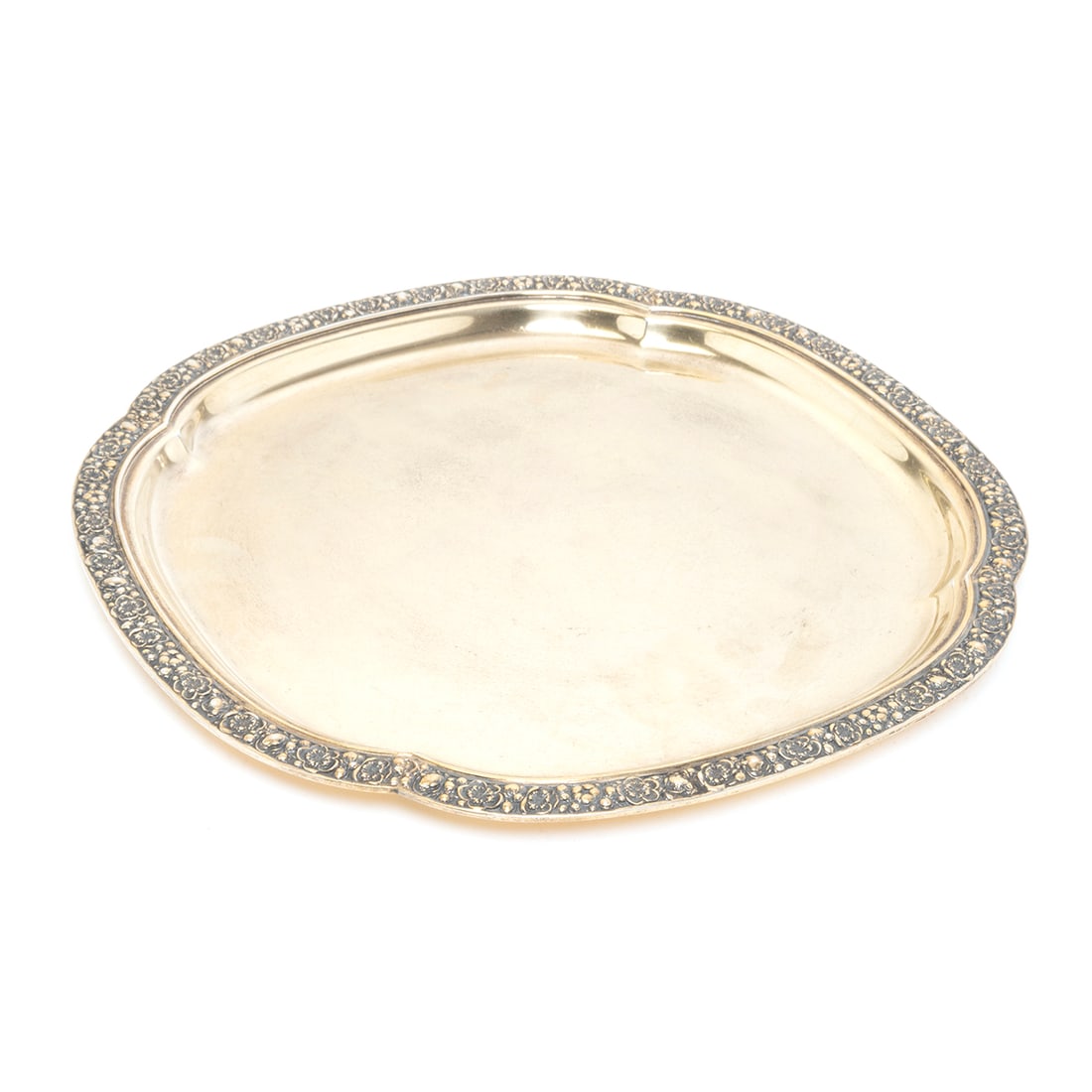 Tiffany & Co. Vermeil Sterling Silver Serving Tray (1 of 4)