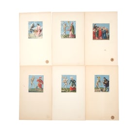 After Matthaeus Merian, Dance of Death, Six Engravings.