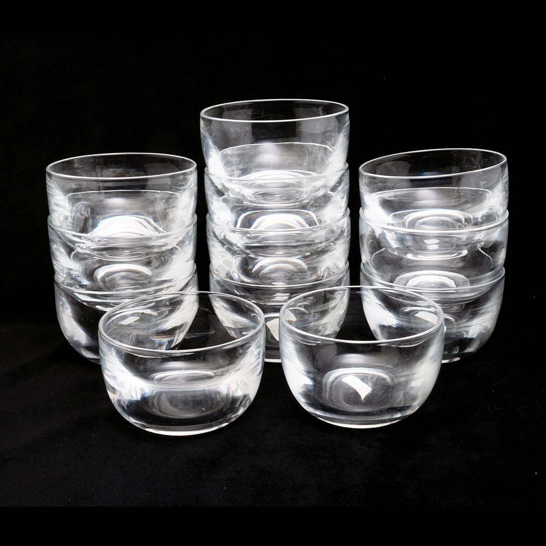 Set of Twelve Steuben Glass Fingerbowls (1 of 1)