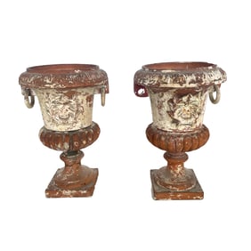Pair of Terracotta Planters