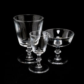 Steuben Crystal Stemware Set