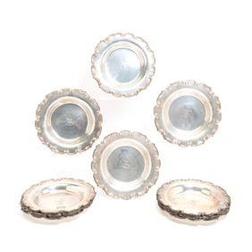 Set of Twelve Redlich & Co. Sterling Silver Dishes