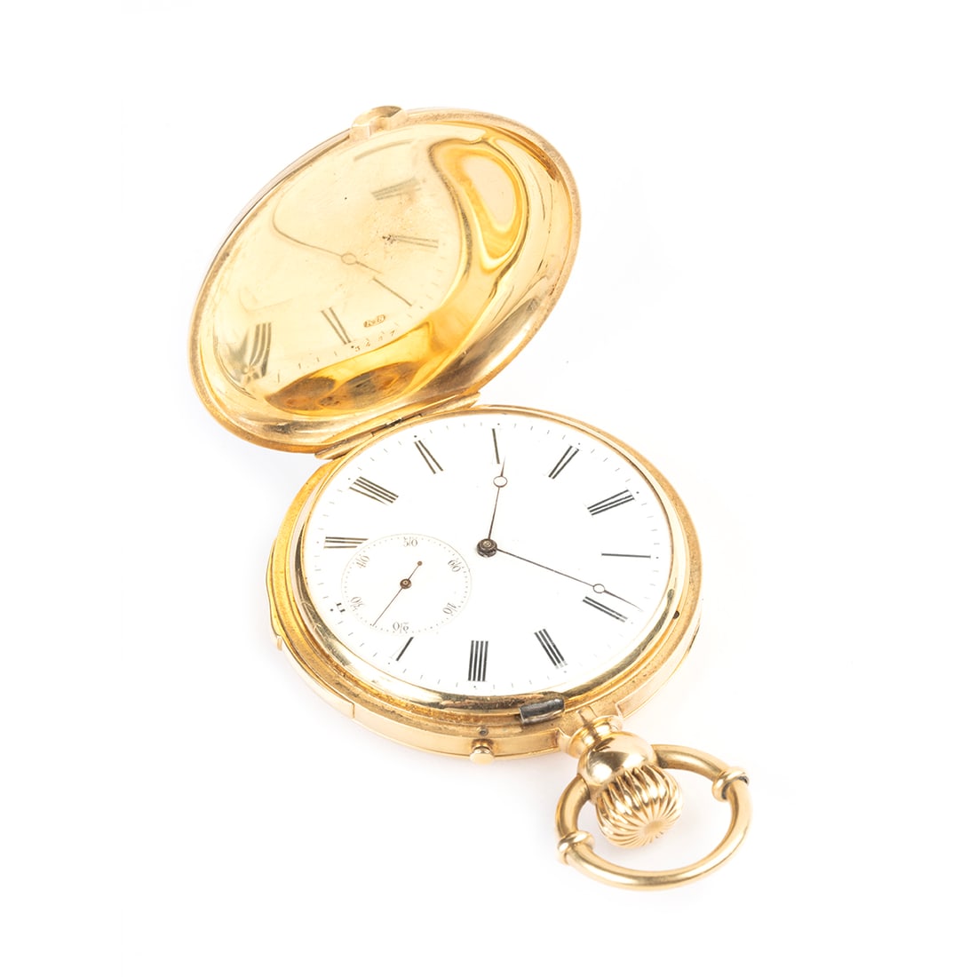 18k Yellow Gold Quarter Repeater Pocket Watch. (1 of 4)