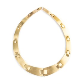 18k Yellow Gold Necklace.