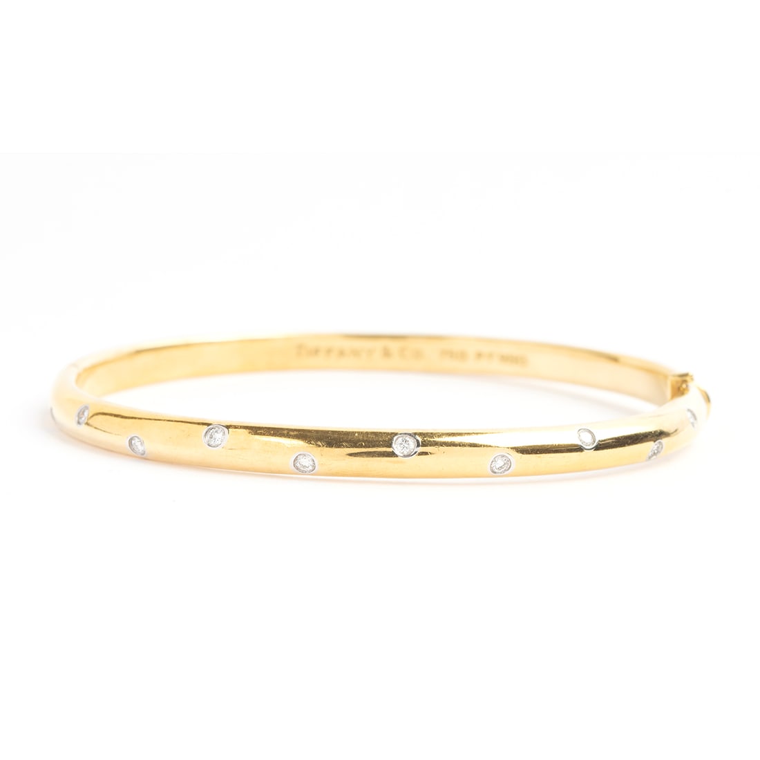 Tiffany Etoile Diamond, 18k Gold, Platinum Bracelet. (1 of 4)