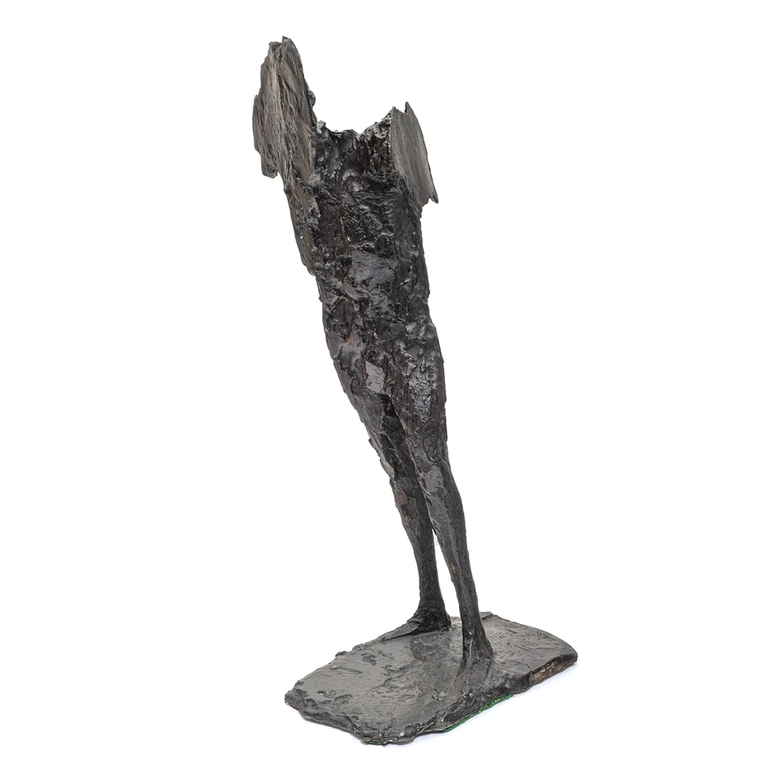 Elisabeth Frink, Winged Figure III, bronze.: DAME ELISABETH JEAN FRINK (British, 1930-1993), Winged Figure III, 1965, bronze, (approximate dimensions - overall: H 17 1/4 x W 9 1/4 x L 8 1/8 inches); signed and numbered 6/7 at base. Literature Re
