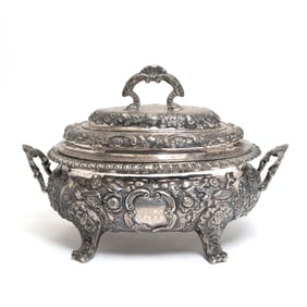 William Fountain Sterling Silver Soup Tureen
