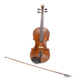 Bailly Labelled and Restored Violin and Tourte Bow