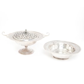 International Wedgwood Pattern Sterling Silver Bowls