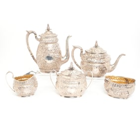 Sterling Kennard & Jenks Tea and Coffee Service