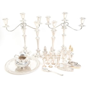 Sterling Silver Including Gorham Weighted Candelabra