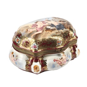 Sevres Style Porcelain Box