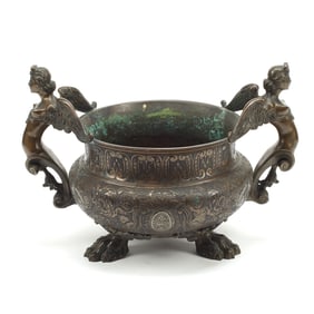 19th Century Continental Bronze Incenser