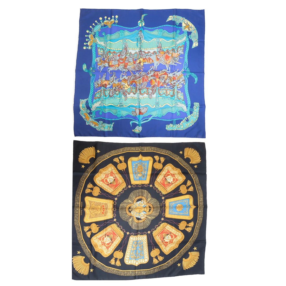 Two Hermes Silk Scarves (1 of 4)