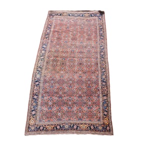 Antique Bijar Wide Runner Kelege Rug