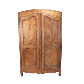 French Baroque Walnut Armoire