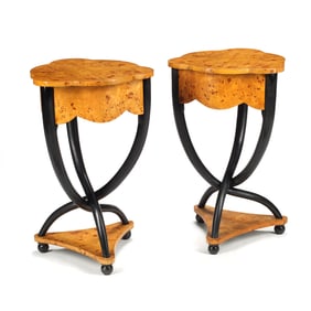 Pair of Biedermeier Style End Tables