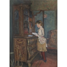 Alexander Davidson, Something Interesting, watercolor