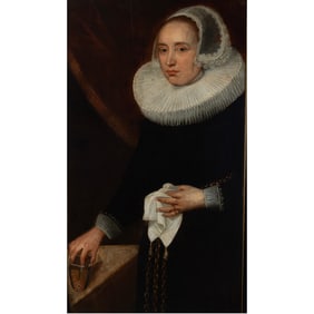 Dutch School, Portrait of an Aristocratic Woman, oil