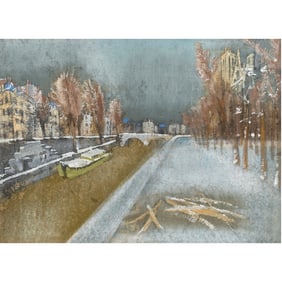 Felix Varla, Quais in Paris, mixed media