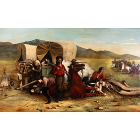 American School, Ambushed, oil