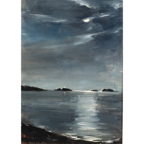 Attri. to John Folinsbee, Pond Island Light, oil