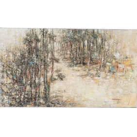 Delilah W. Pierce, Island Pines, oil