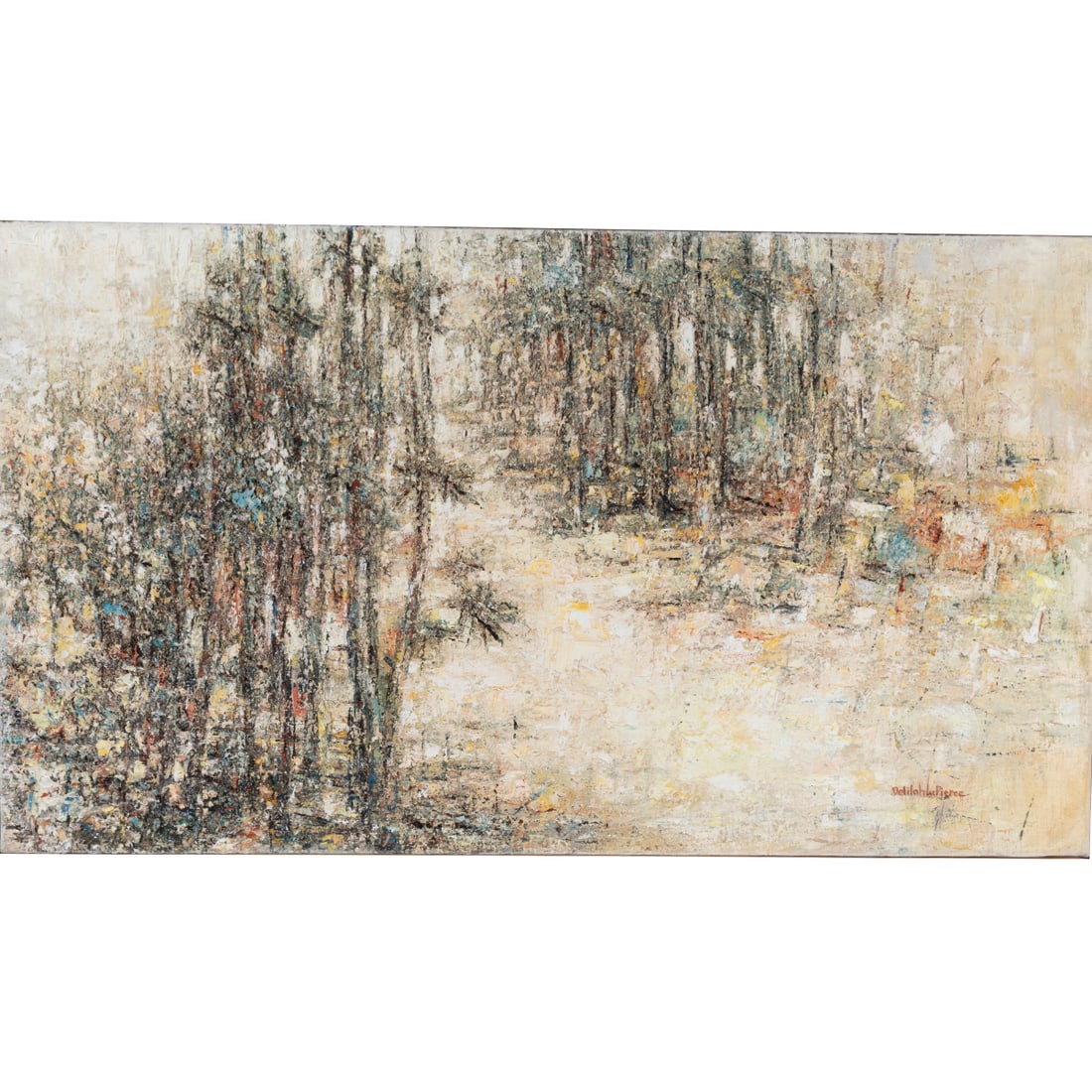 Delilah W. Pierce, Island Pines, oil (1 of 3)